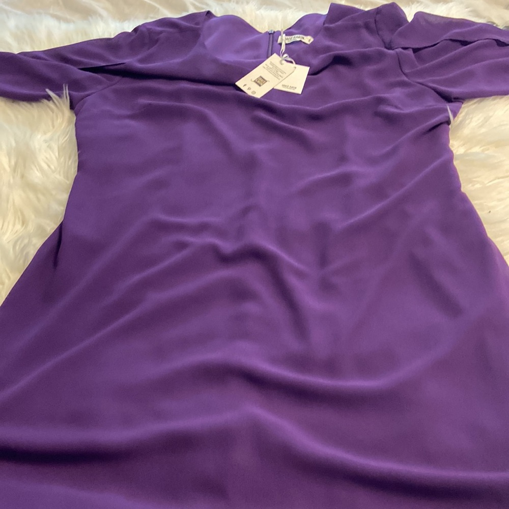 Grace Karin Women’s Dress size XXL long 37” bust 42/44” beautiful purple color - Picture 8 of 8